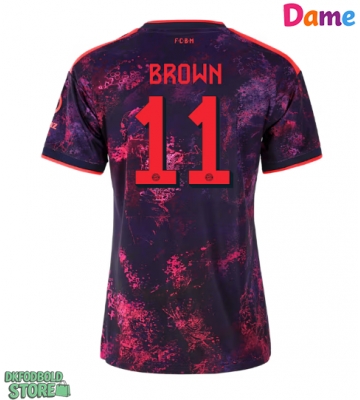 Bayern Munich Nathaniel Brown #11 Replika Tredjetrøje Dame 2026-27 Kortærmet